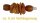 TOPAZ® Bernsteinkette für Hunde  30 cm + 3 cm Verlängerung + Charmanhänger
